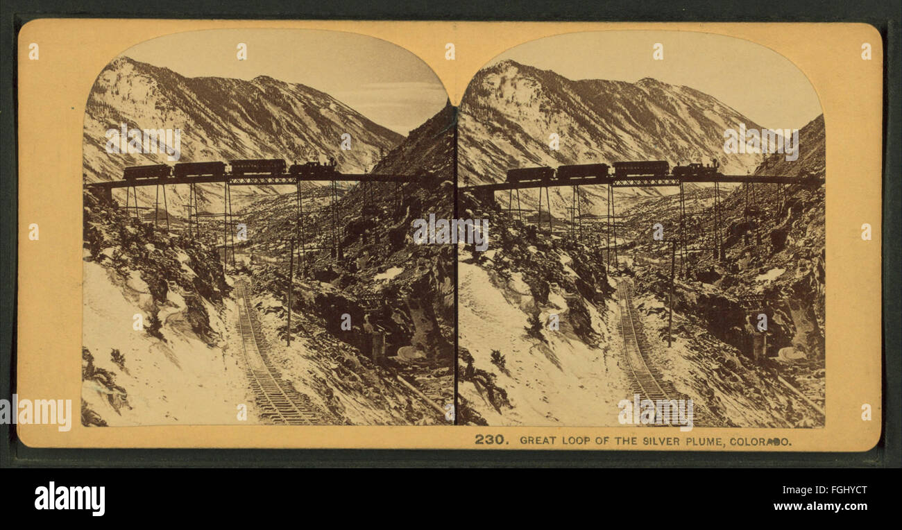 Great loop of the Silver Plume, Colorado, from Robert N. Dennis