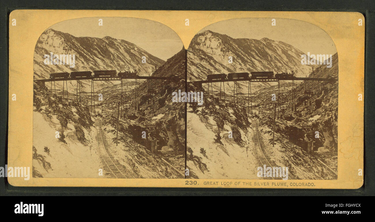 Great loop of the Silver Plume, Colorado, from Robert N. Dennis