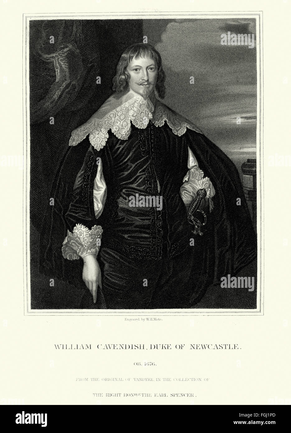 William Cavendish 1st Duke Of Newcastle Hi Res Stock Photography And   Portrait Of William Cavendish 1st Duke Of Newcastle 1592 To 1676 An FGJ1PD 