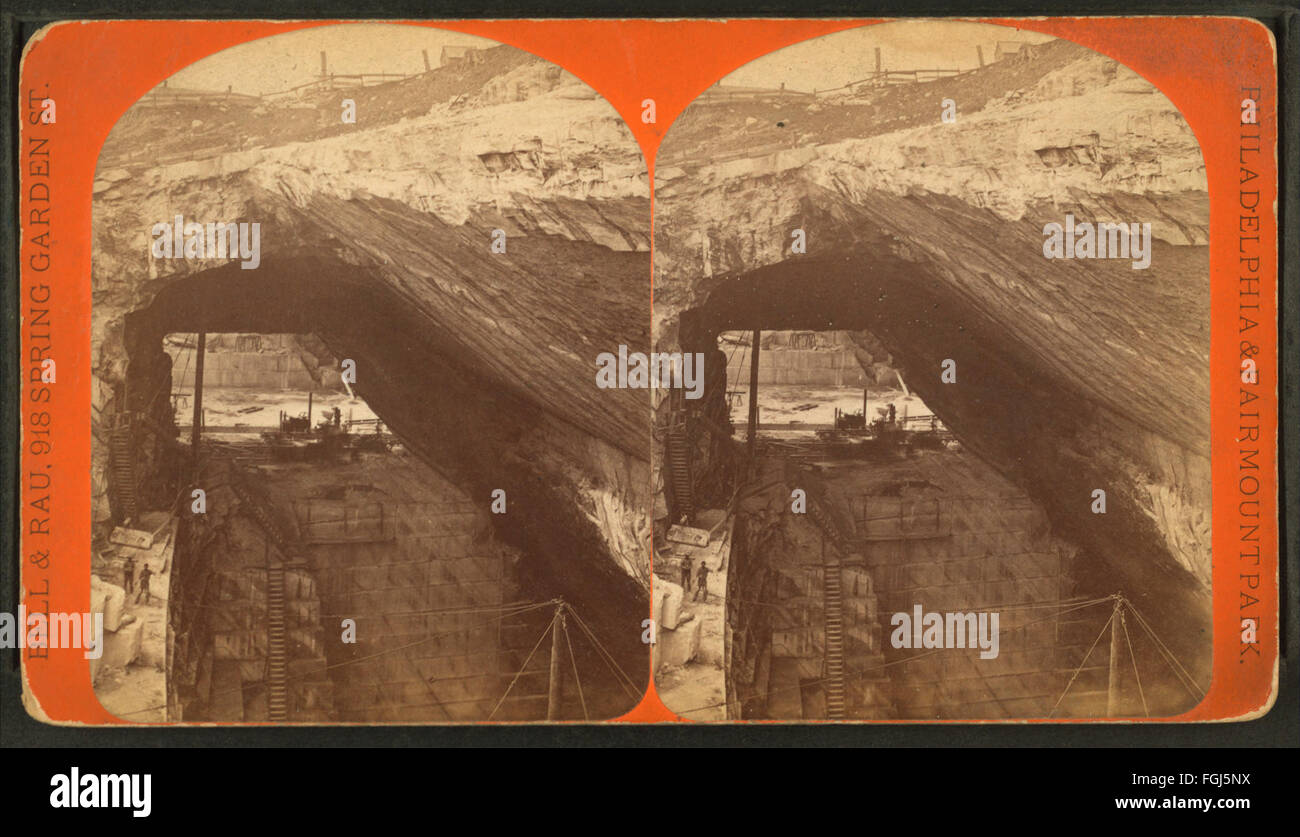 Marble quarry, Rutland, Vt, by Bell & Rau Stock Photo Alamy