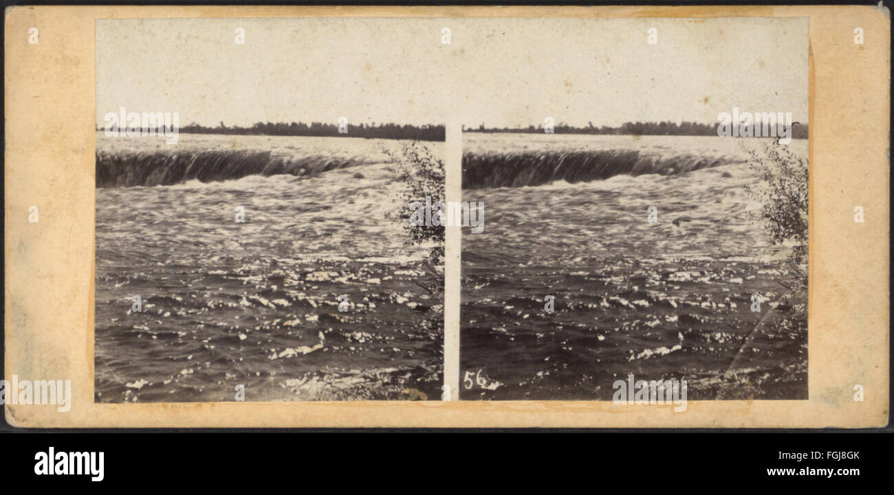 This photograph by E. & H.T. Anthony captures the iconic Horseshoe Fall ...