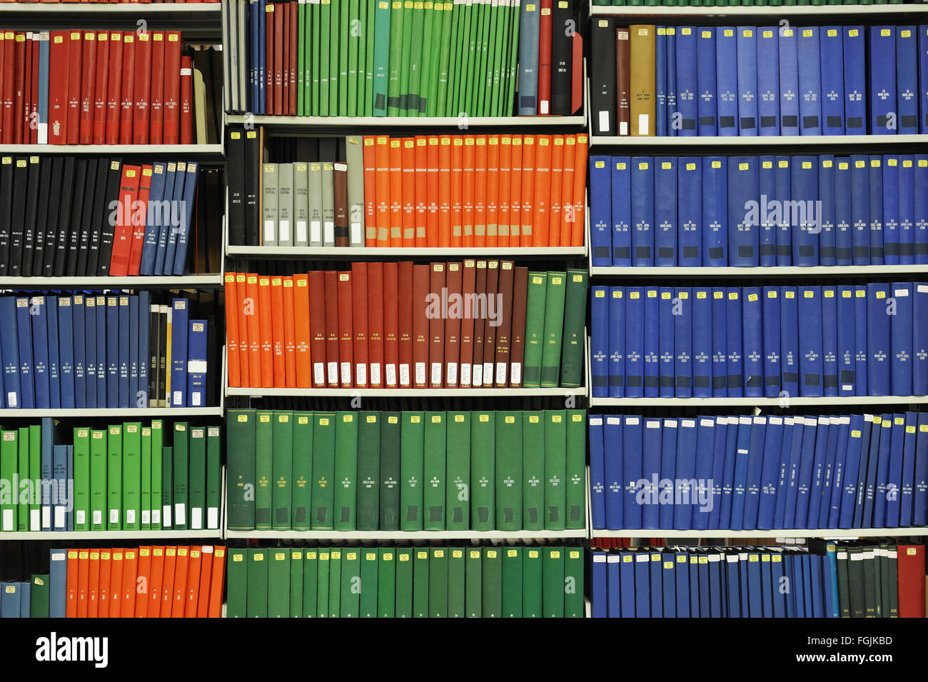 library bookshelf and books Stock Photo Alamy