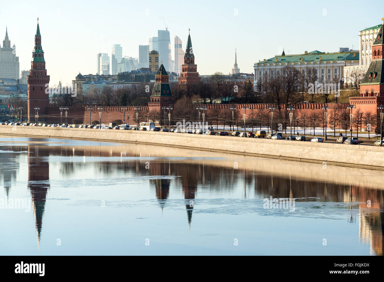 Moscow kremlin view from river hi-res stock photography and images - Alamy