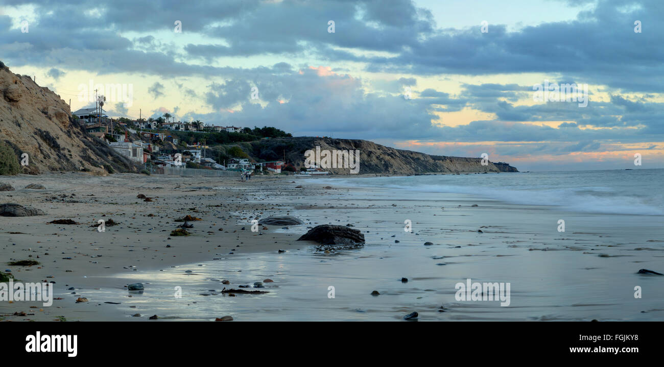 Cottages along Crystal Cove Beach, on the Newport Beach and Laguna