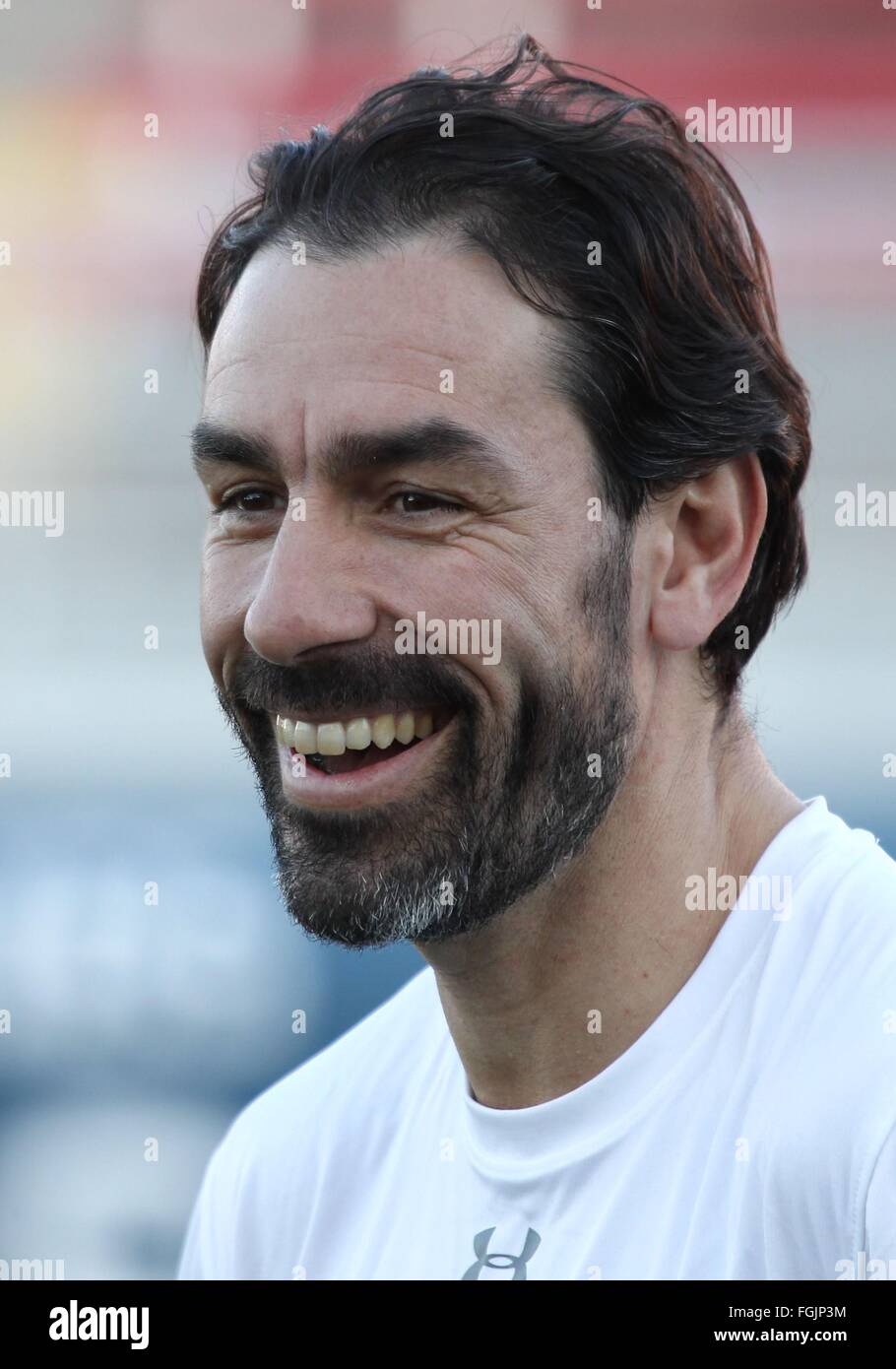 Las Vegas, NV, USA. 19th Feb, 2016. Robert Pires in attendance for Global Legends Series Soccer Weekend Training Sessions, Sam Boyd Stadium, Las Vegas, NV February 19, 2016. Credit:  James Atoa/Everett Collection/Alamy Live News Stock Photo