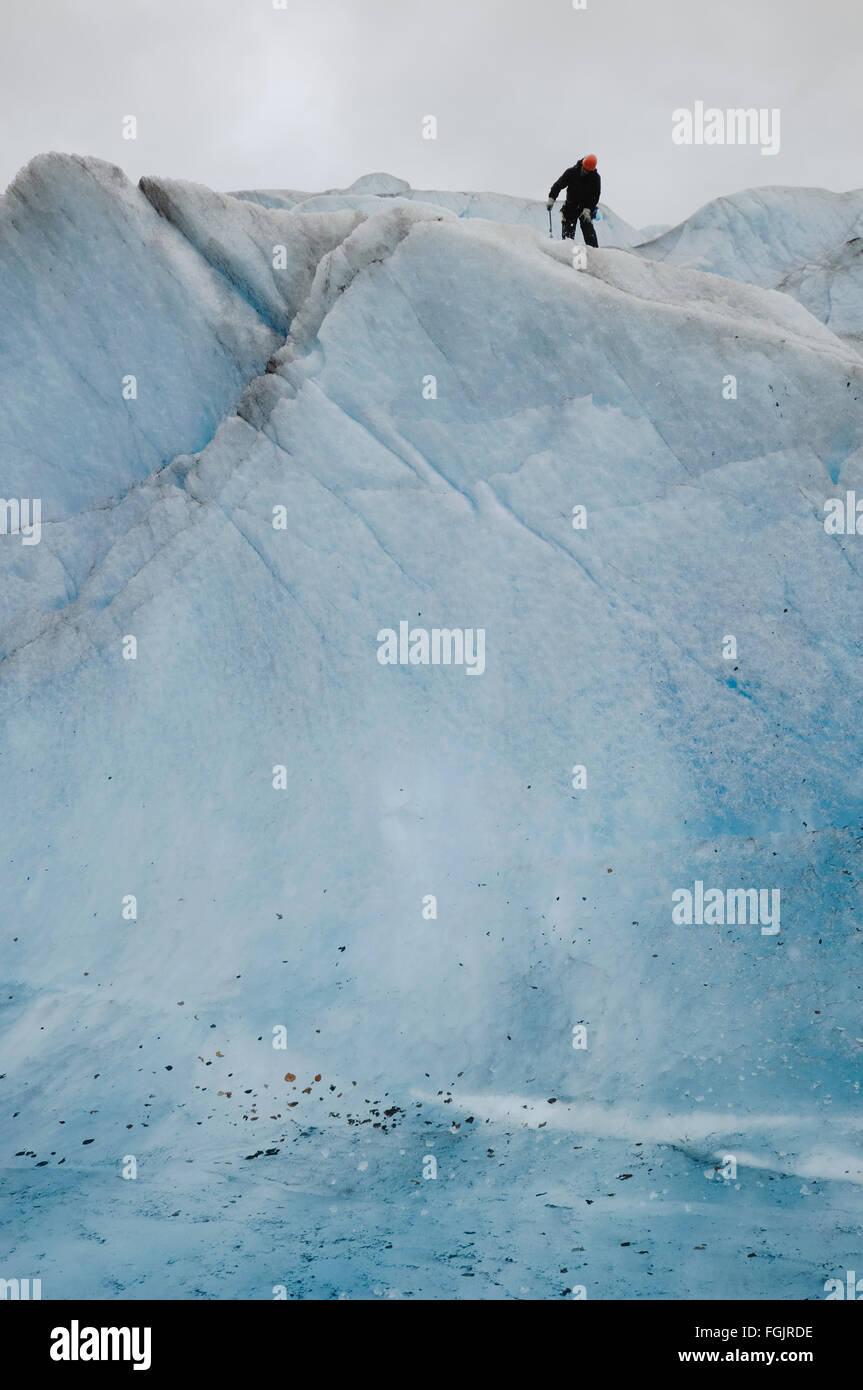 Ice climbing Mendenhall Glacier, Juneau, Alaska Stock Photo Alamy