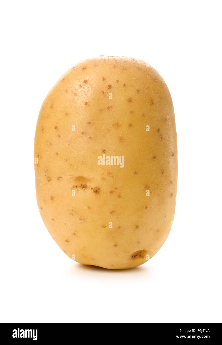 King Edward potato on white Stock Photo