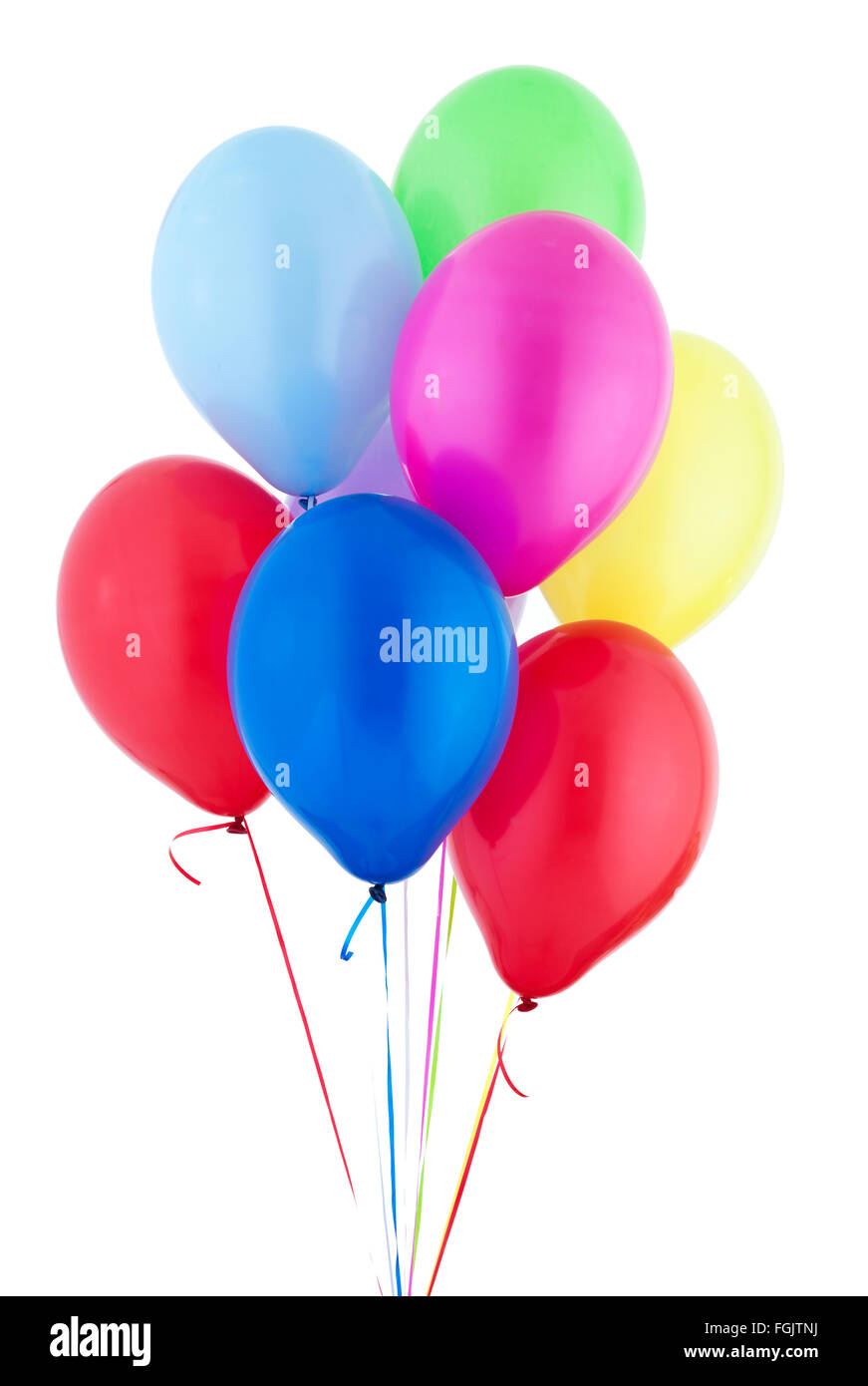 Helium Balloons floating Stock Photo