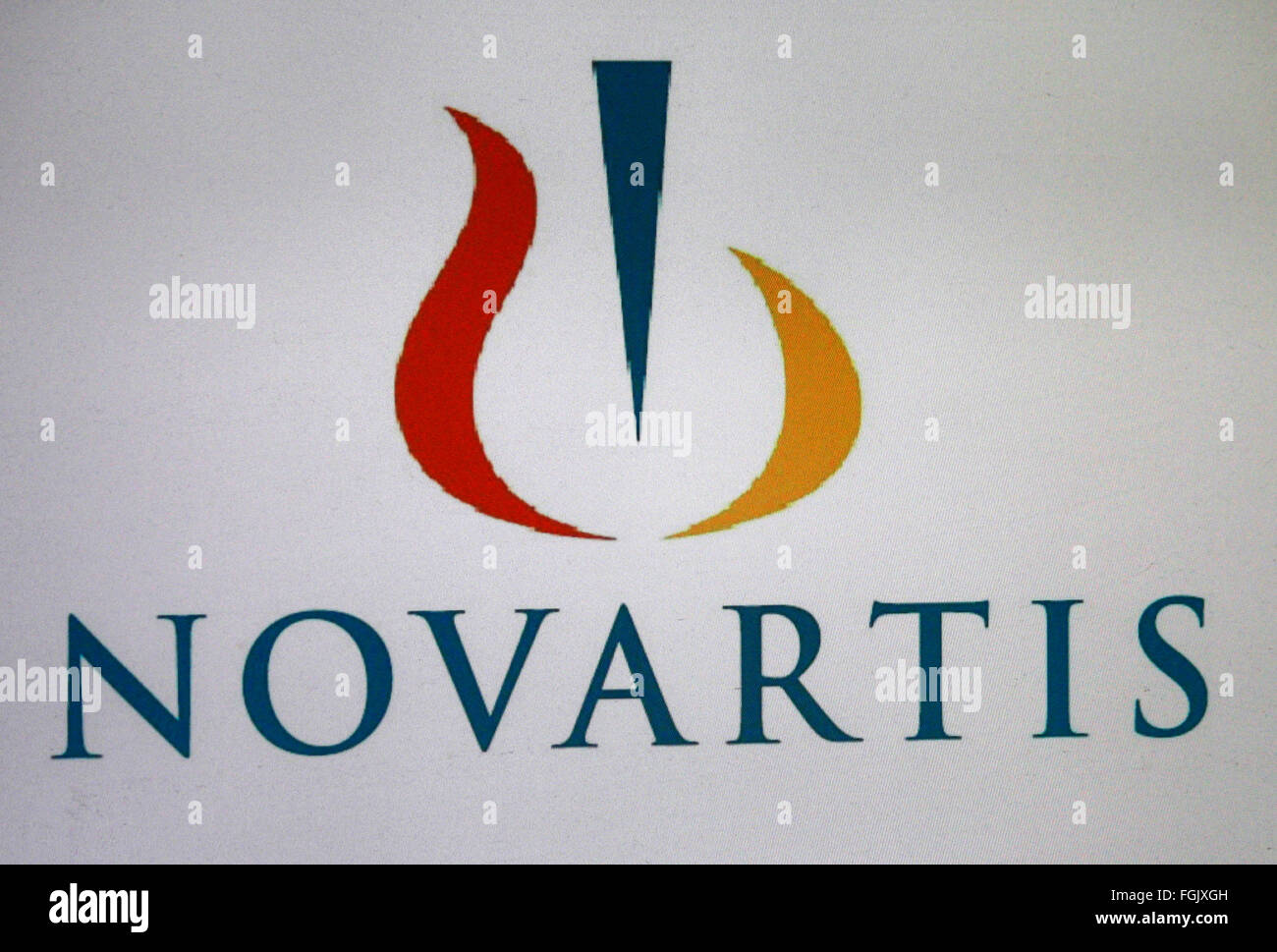 Markenname: 'Novartis', Berlin. Stock Photo