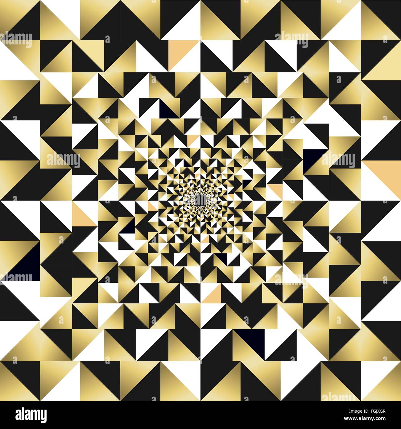 Gold seamless pattern, trendy background with modern abstract geometry