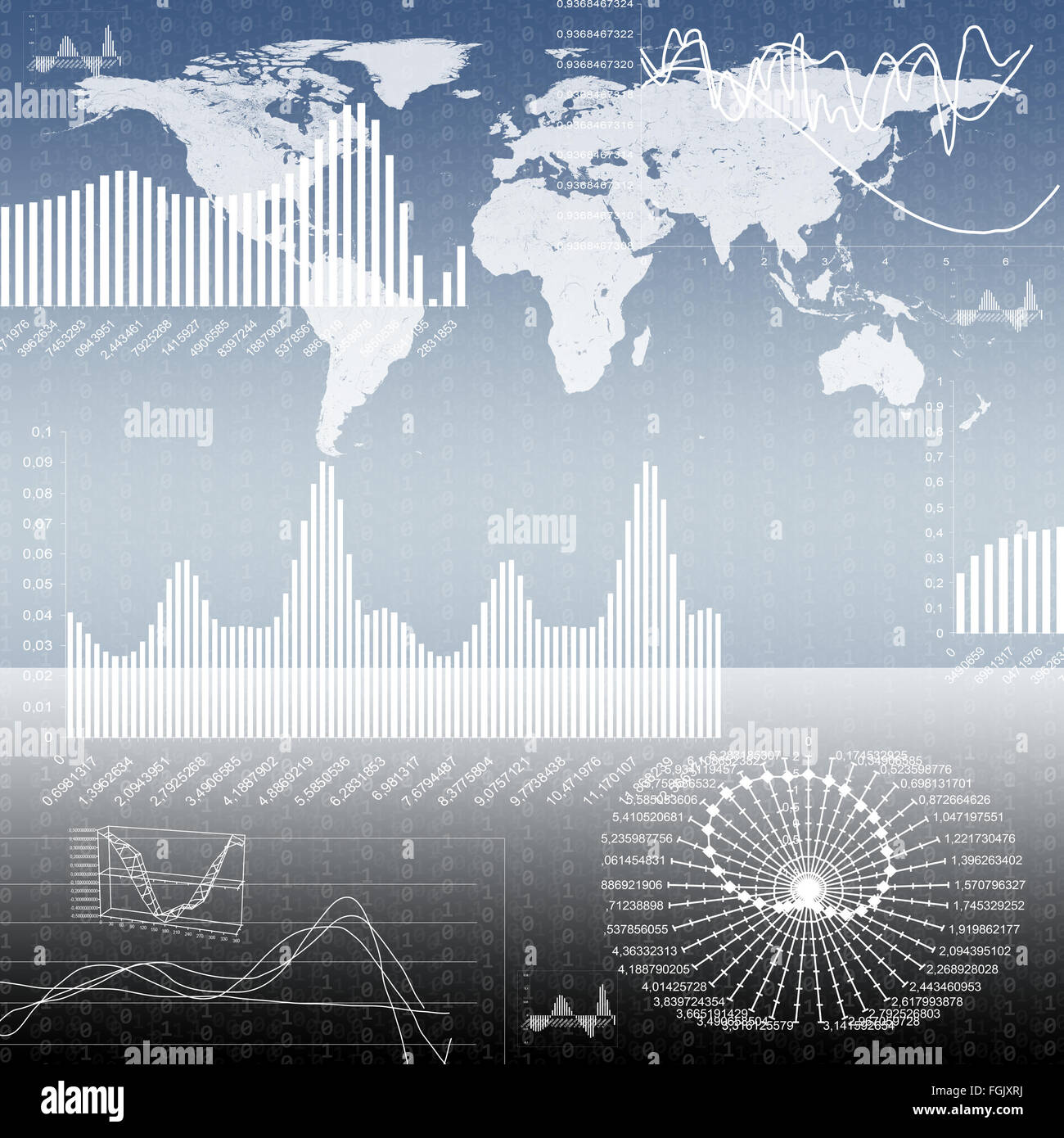 Abstract background with world map Stock Photo - Alamy