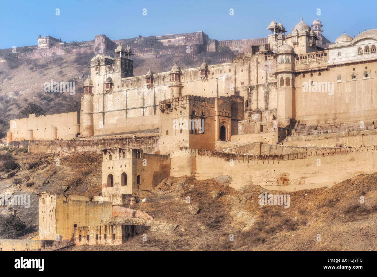 Amer Fort, Jaipur, Rajasthan, India Stock Photo