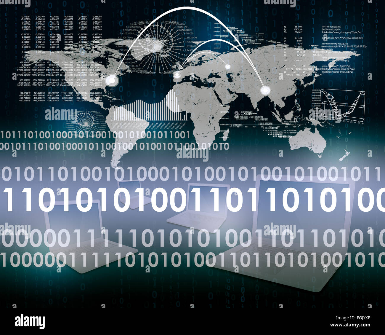 Background with world map Stock Photo - Alamy
