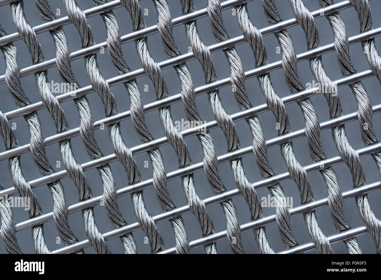 Steel woven wire mesh Stock Photo - Alamy