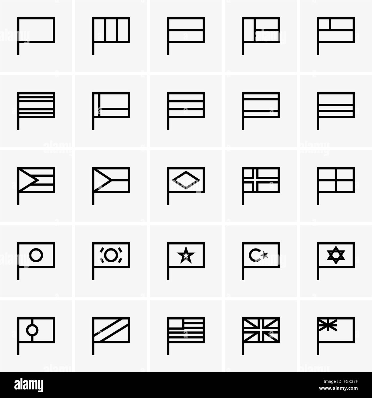 World flags icons Stock Vector Image & Art Alamy