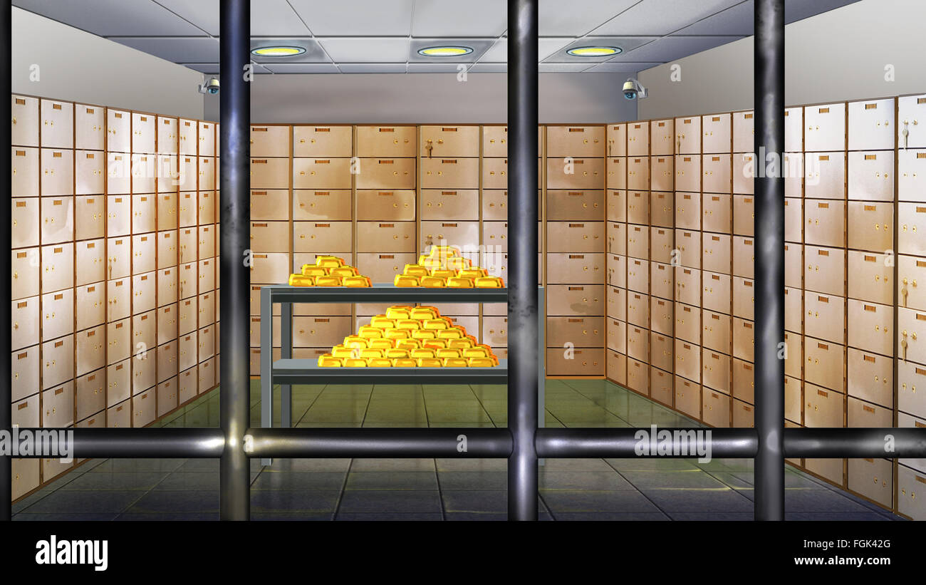 Bank Vault Stock Photo Alamy