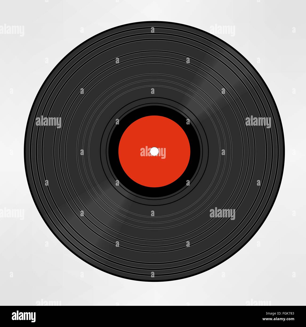 Vinyl record isolated eps 10 vector illustration Stock Vector Image ...