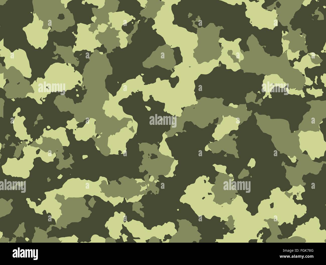 Seamless woodland camo pattern vector eps 10 vector illustration Stock ...