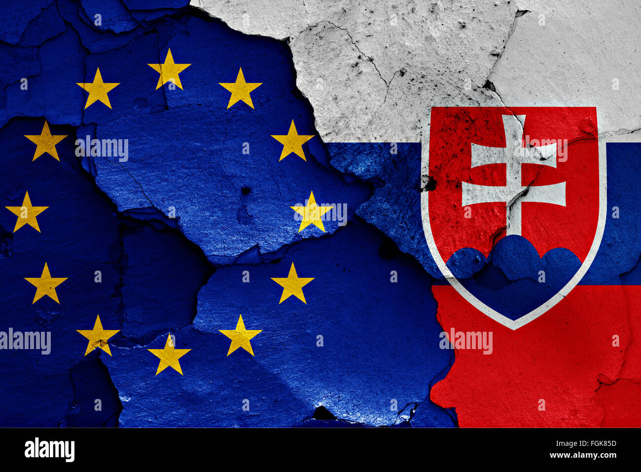 Slovakia eu flag hi-res stock photography and images - Alamy