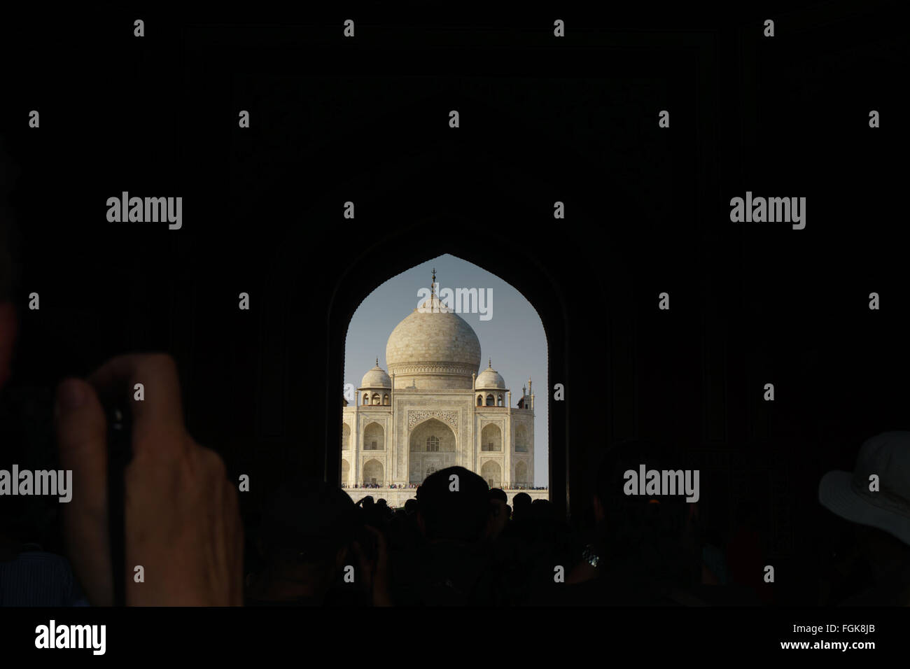 Mahu Mahal Taj Mahal, a mausoleum of white marble in Agra, India Stock Photo - Alamy