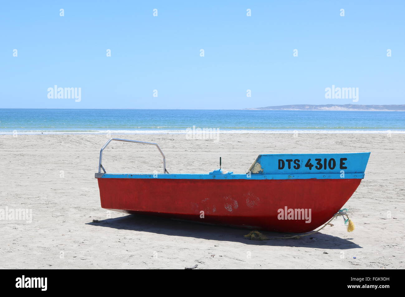 Fishing and Rock lobster boats, paternoster, Western Cape, South Africa Stock Photo