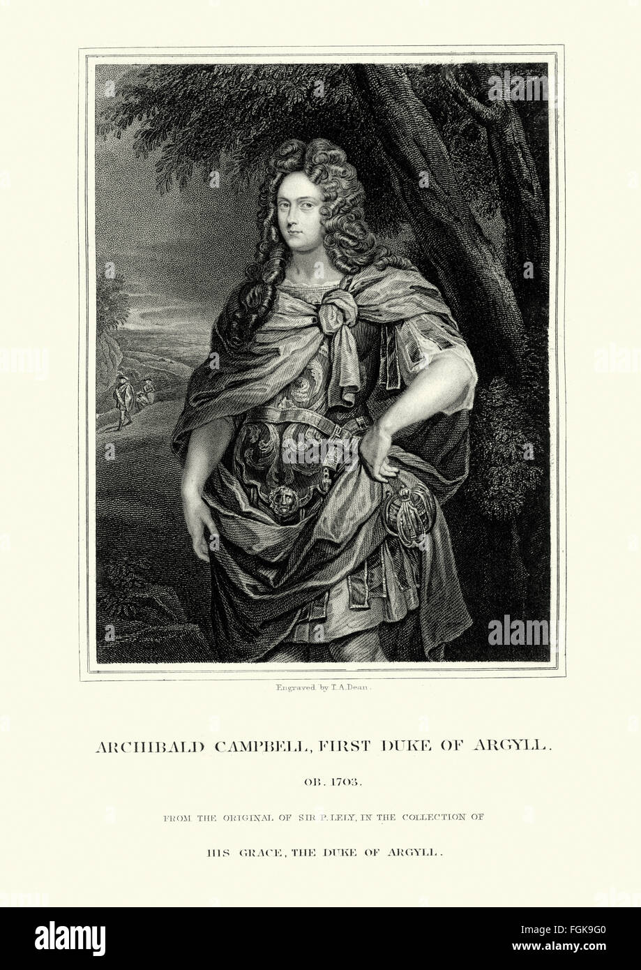 Archibald campbell duke of argyll hires stock photography and images