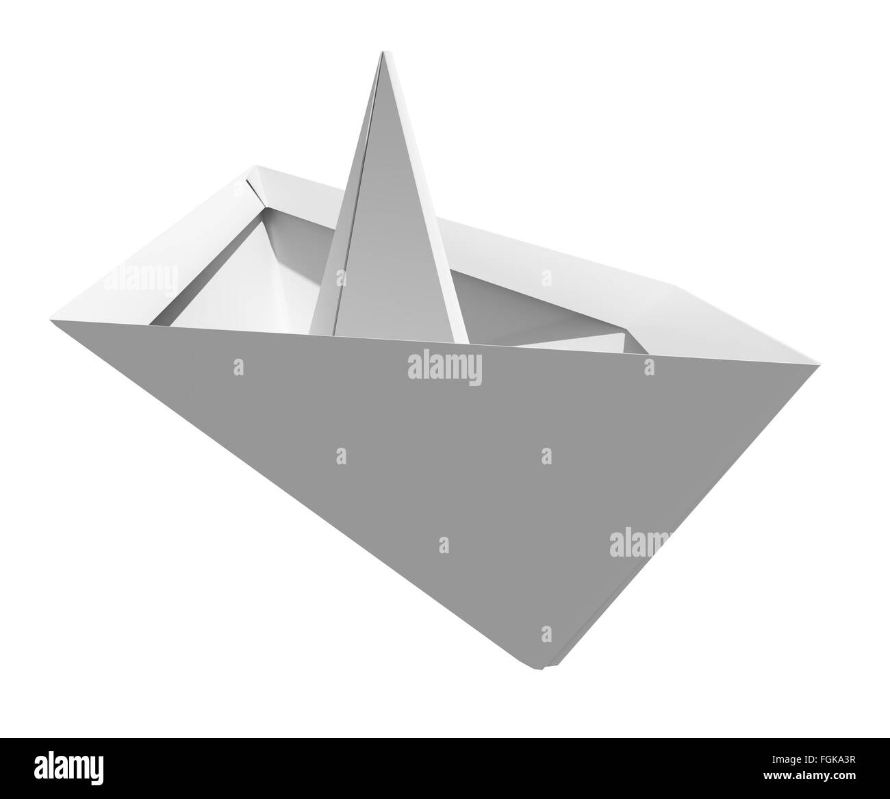 Origami paper boat Stock Photo Alamy