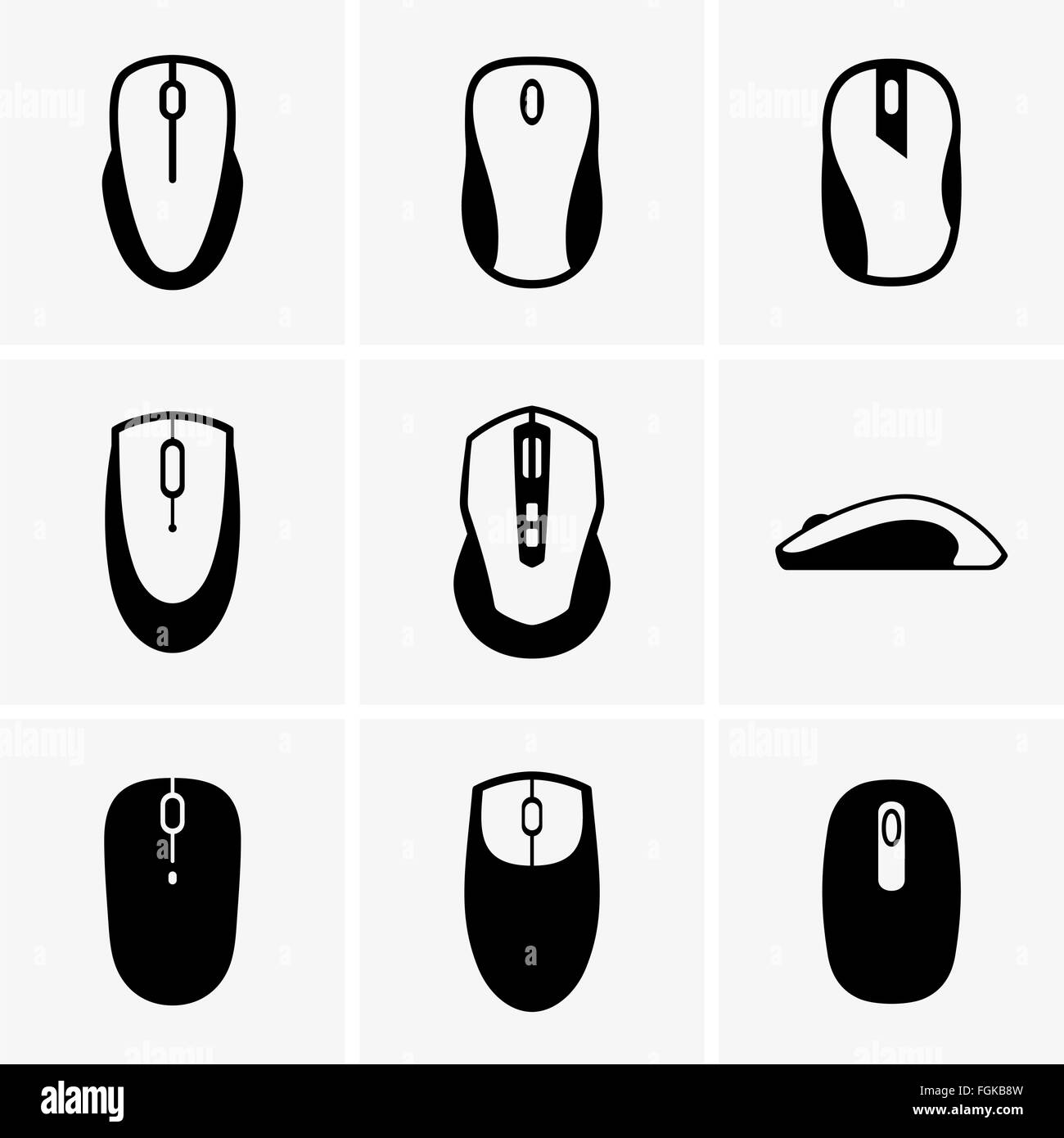 Pc mice Stock Vector Images - Alamy