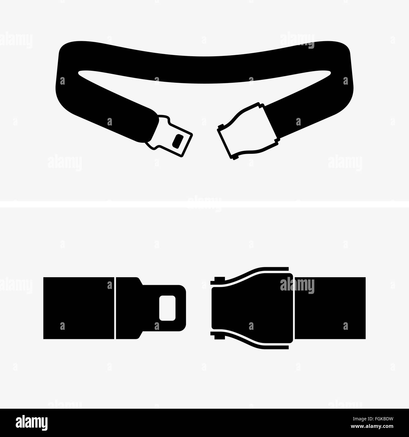 Safety belts Black and White Stock Photos & Images - Alamy
