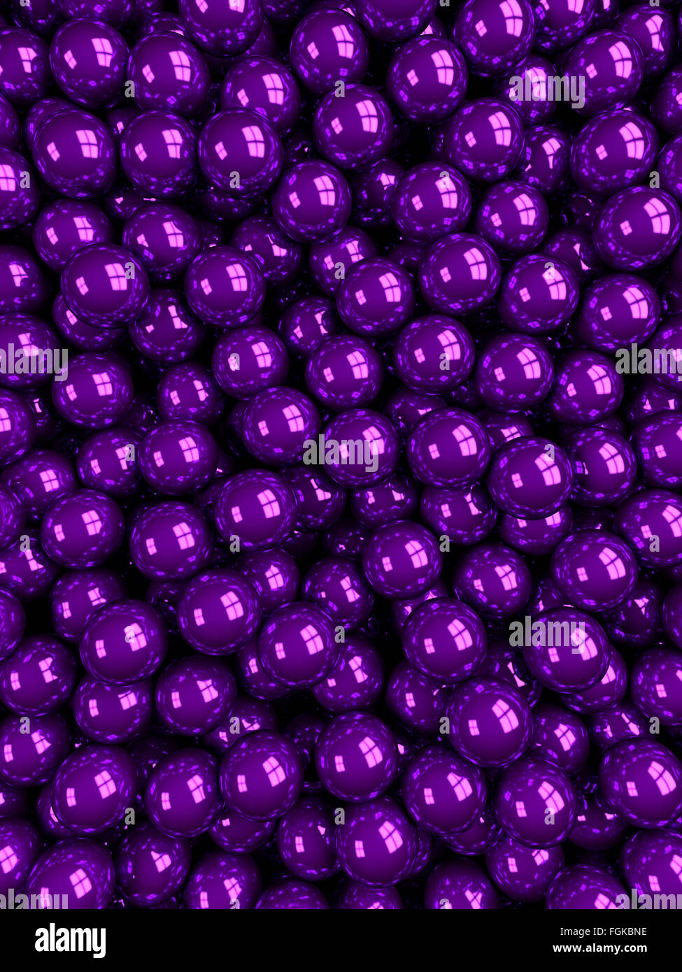 3d render glossy abstract balls background Stock Photo - Alamy