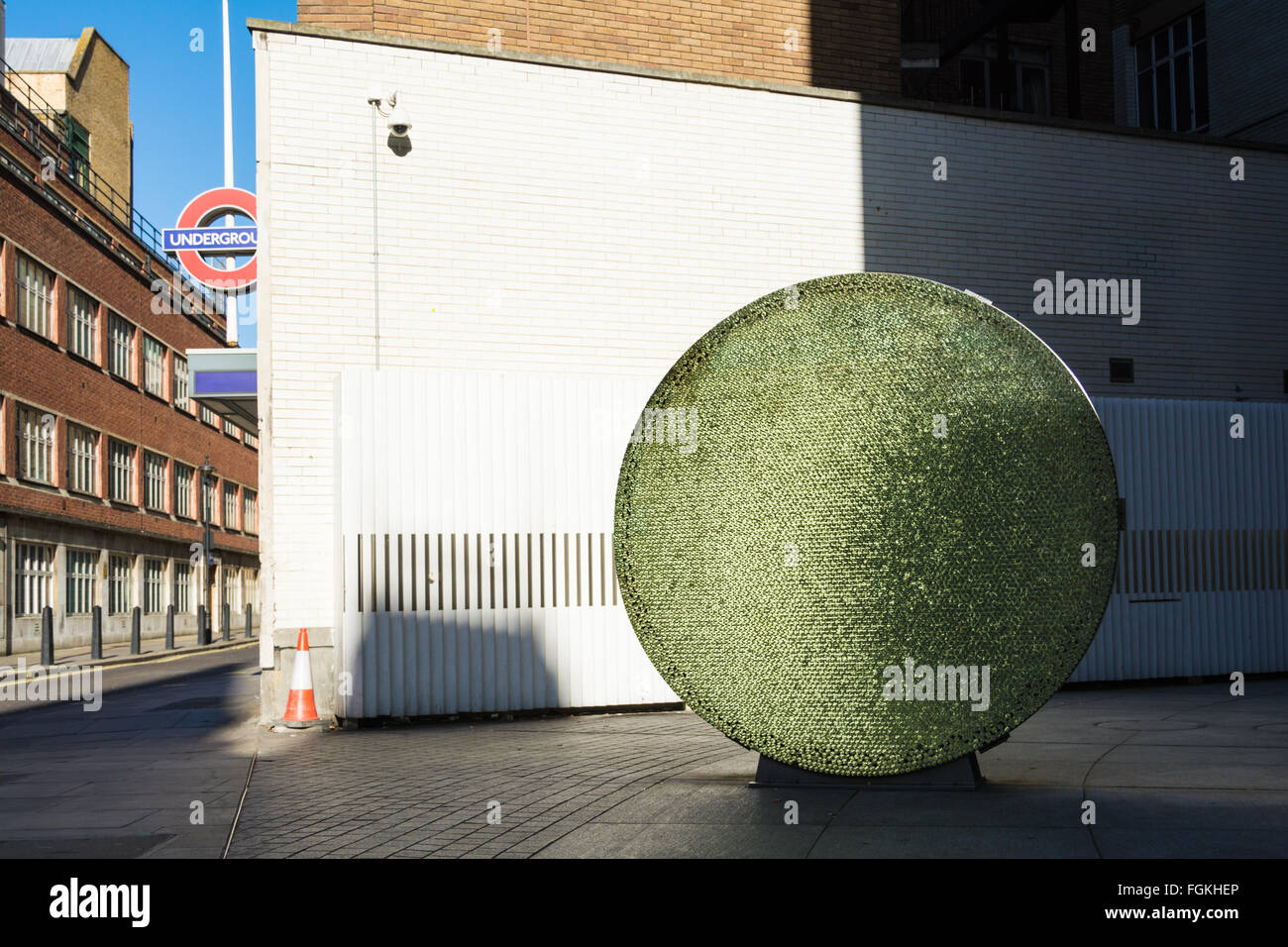 Tim Morgan - Cypher sculpture outside the Asticus Building at 21 Palmer Street, London, SW1, UK Stock Photo