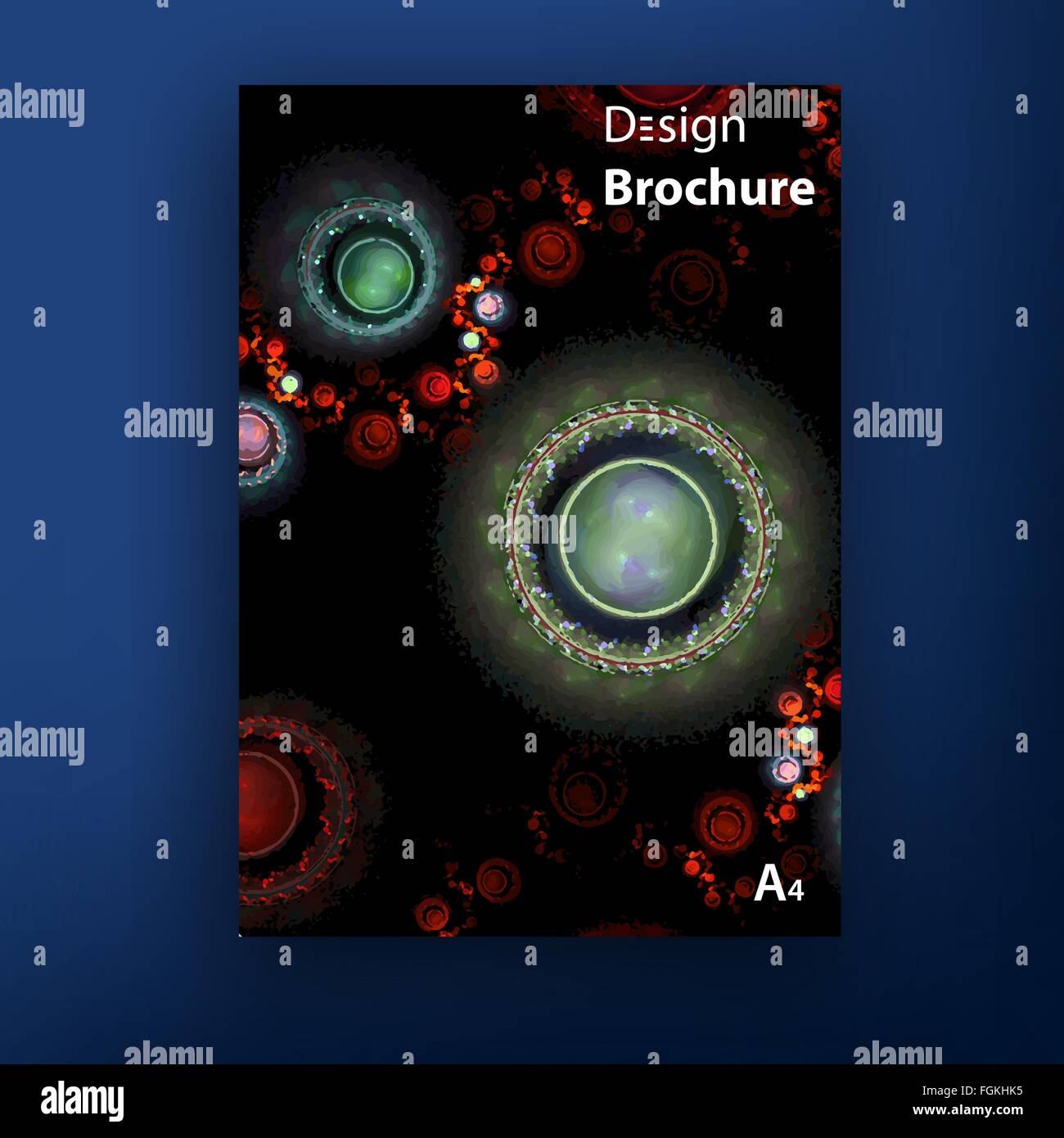 Vector colorful brochure - booklet cover design templates collection A4