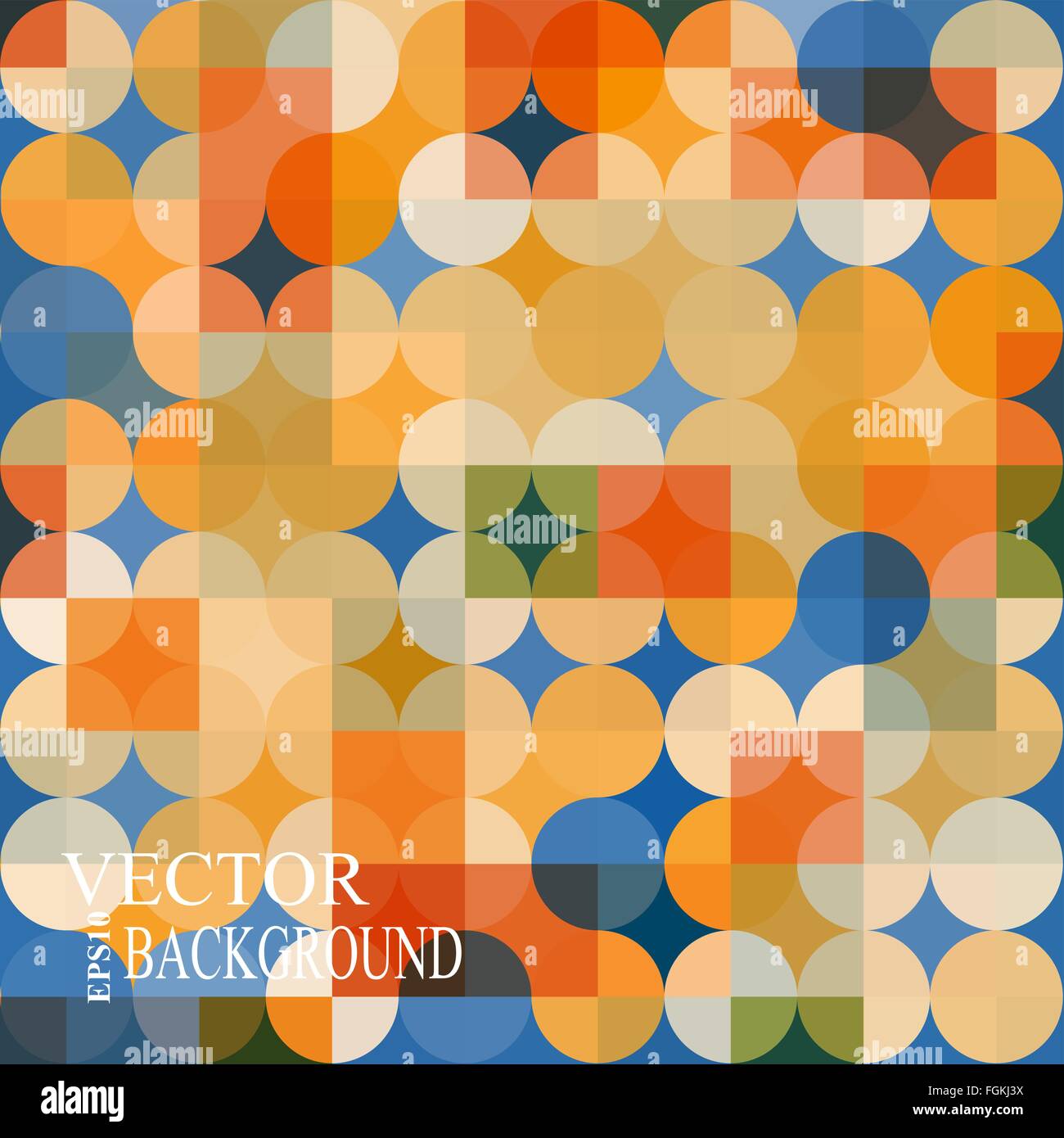 colored circle seamless pattern eps 10 vector illustration Stock Vector ...