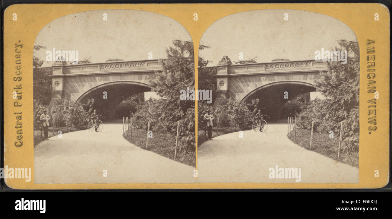 Bridge No. 7, by Chase, W. M. (William M.), ca. 1818-1901 Stock Photo