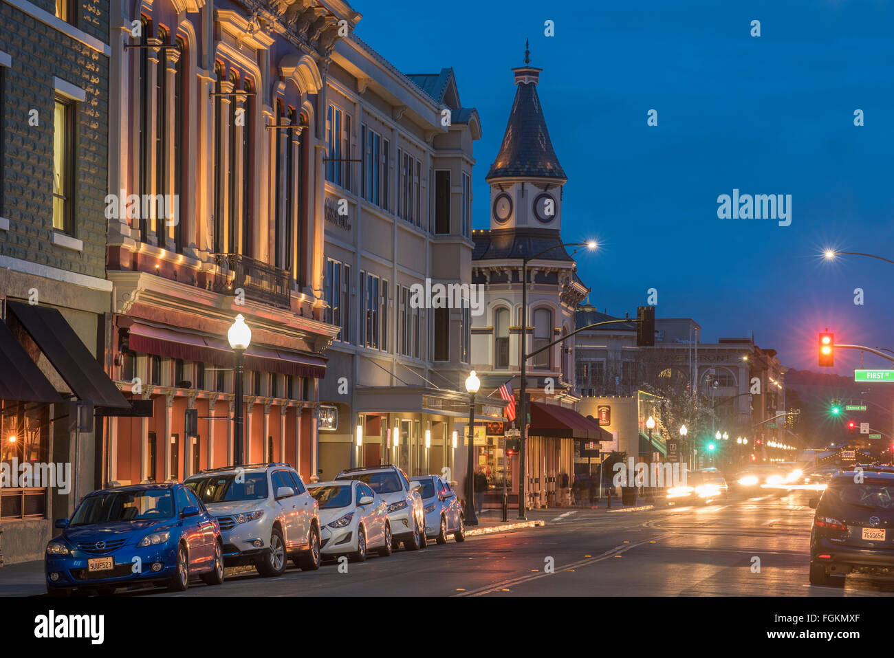 Downtown napa california hires stock photography and images Alamy
