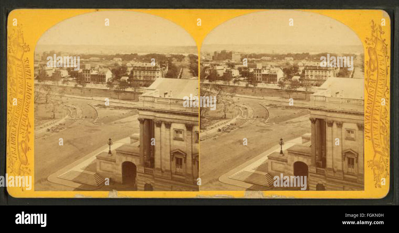 Washington, D.C. (View.), by Jarvis, J. F. (John F.), b. 1850 Stock Photo