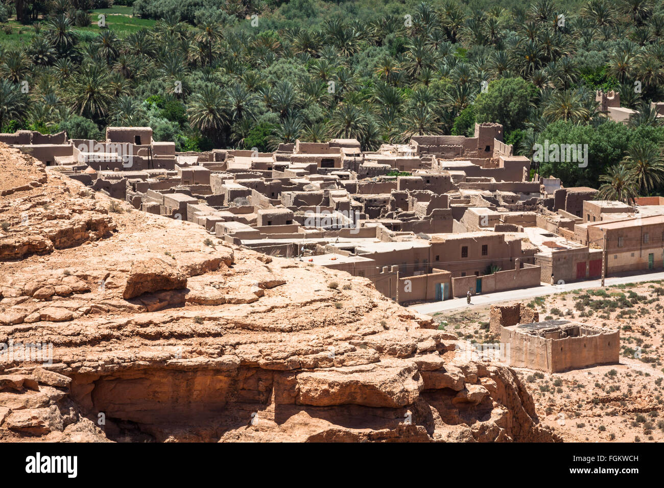 Village oasis bottom canyon hi-res stock photography and images - Alamy