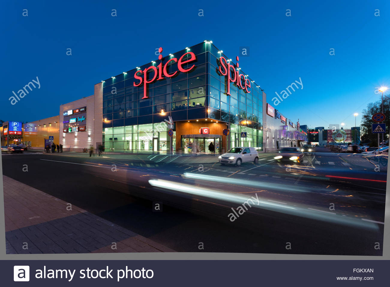 Shopping mall Spice in Riga, Latvia Stock Photo - Alamy
