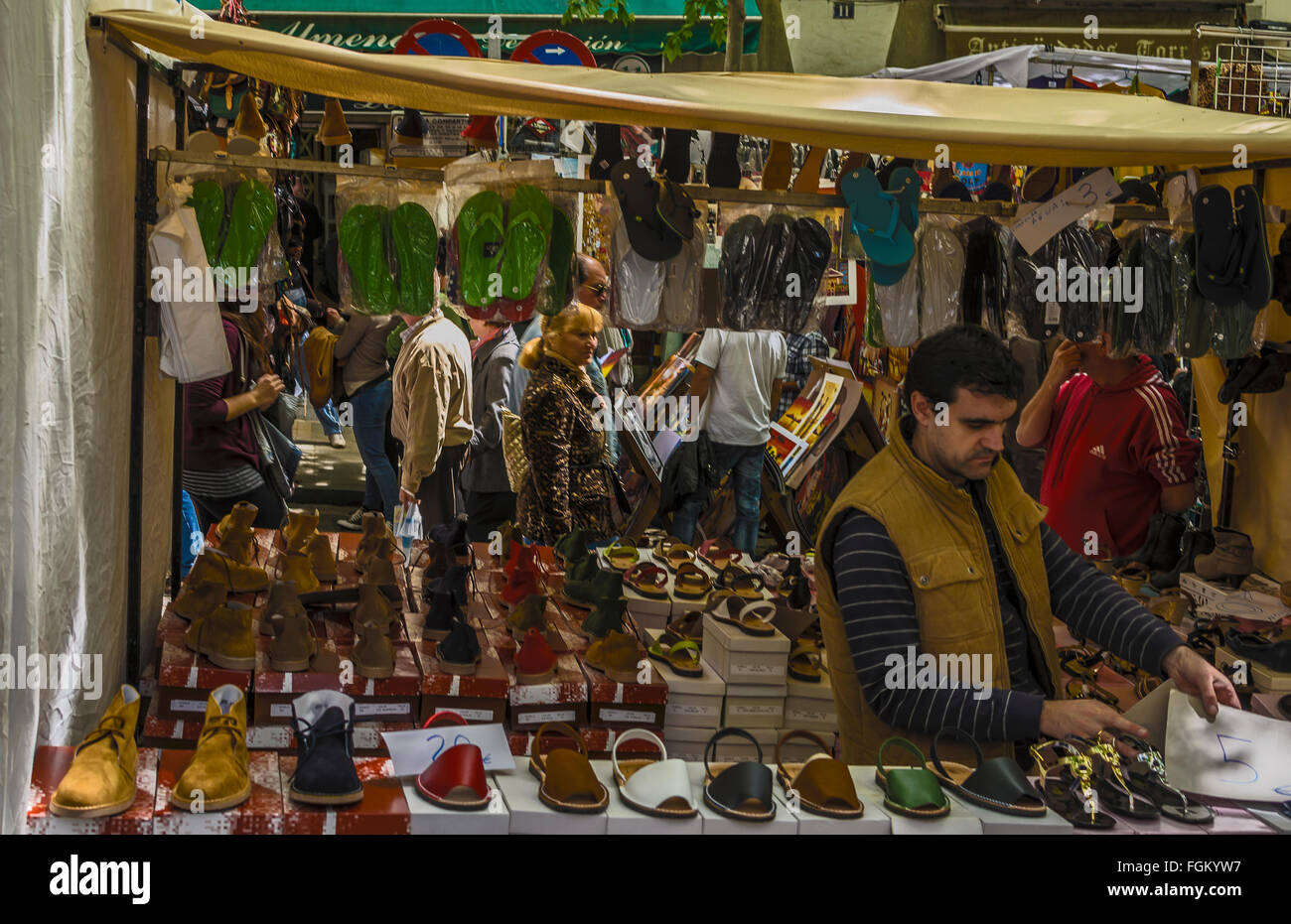 Spain madrid shoe shop hires stock photography and images Alamy