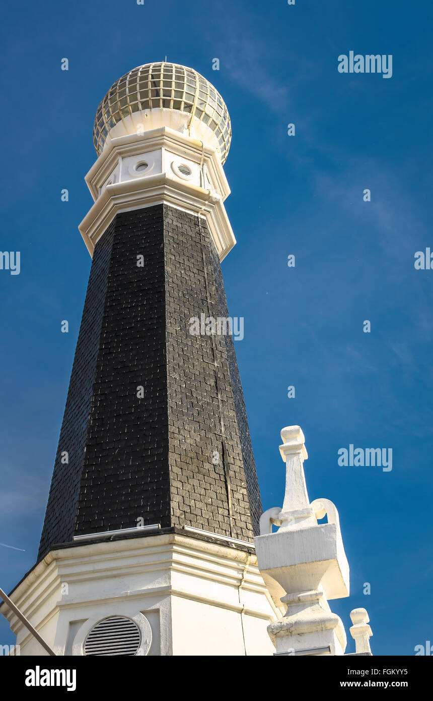 Vertical view of a dome in Saint Ana square, Madrid city, Spain Stock ...