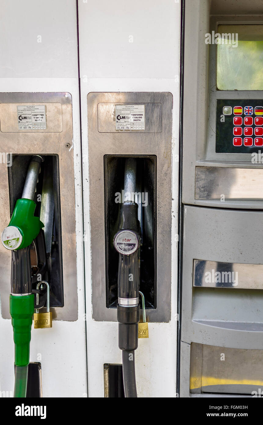 Spanish petrol station hires stock photography and images Alamy