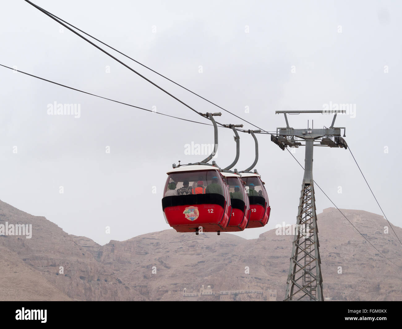 Jericho cable car Stock Photo Alamy