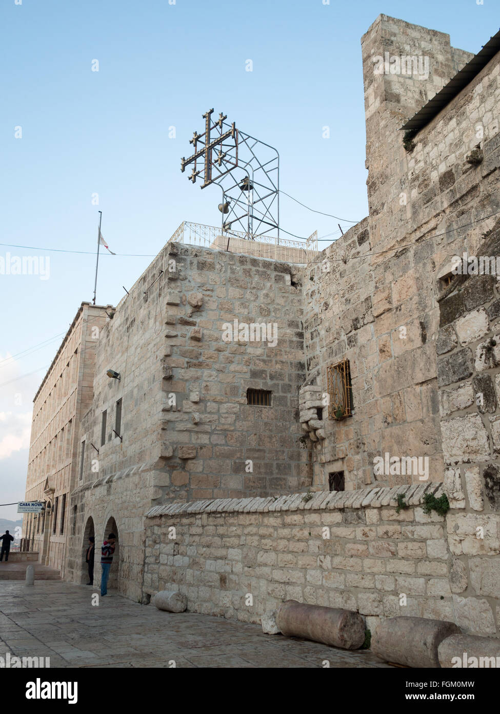 Church Of The Nativity Bethlehem Exterior Stock Photos & Church Of The ...