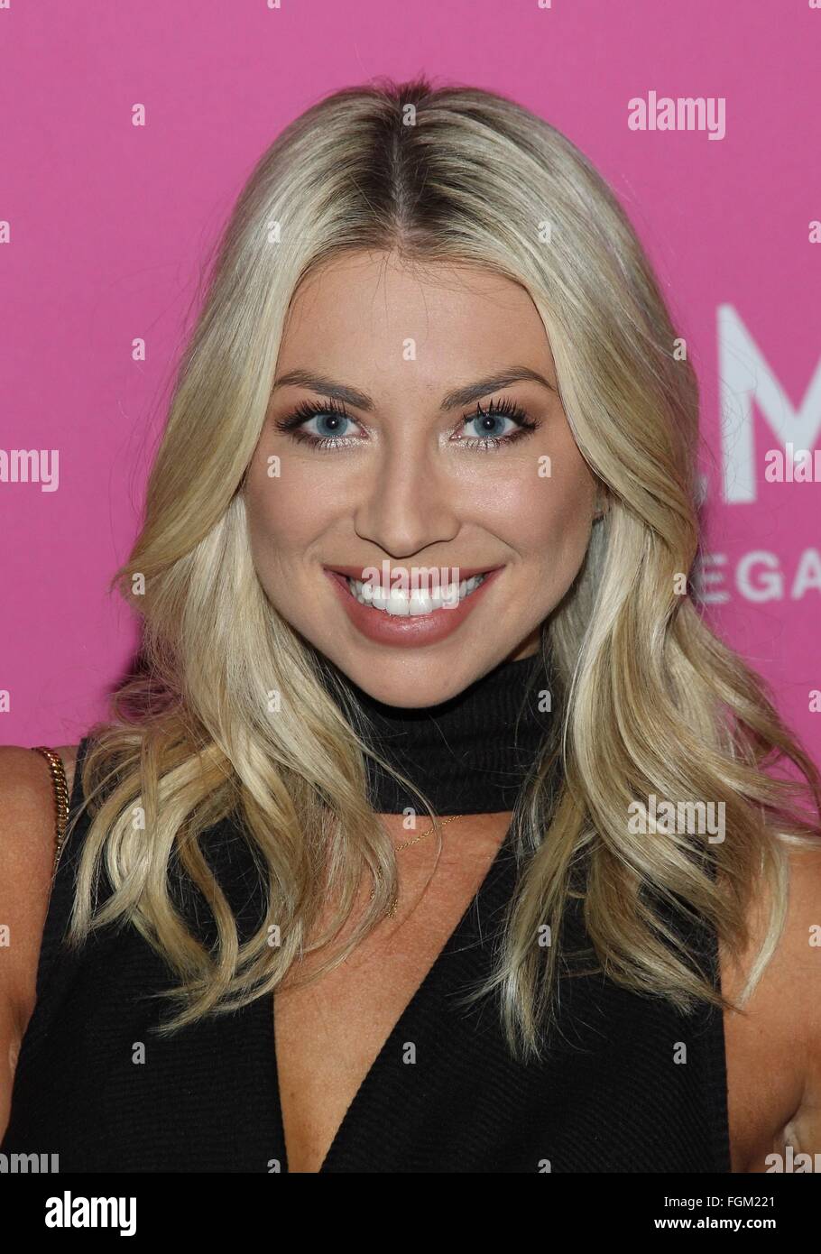 Las Vegas, NV, USA. 20th Feb, 2016. Stassi Schroeder at arrivals for VANDERPUMP RULES Stars at Ghostbar Dayclub, Ghostbar, Las Vegas, NV February 20, 2016. Credit:  James Atoa/Everett Collection/Alamy Live News Stock Photo