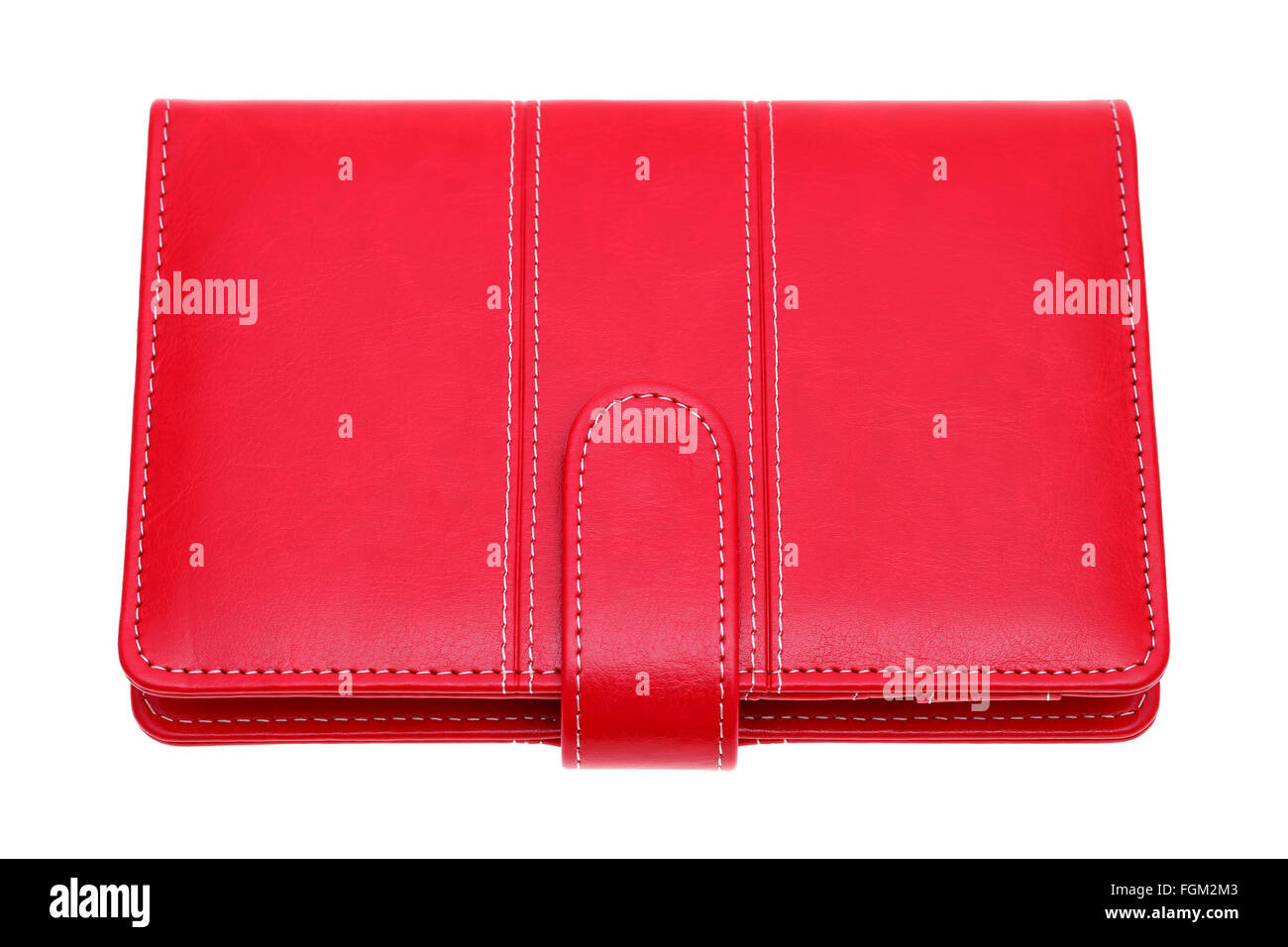 leather office organizer isolated on white background Stock Photo Alamy