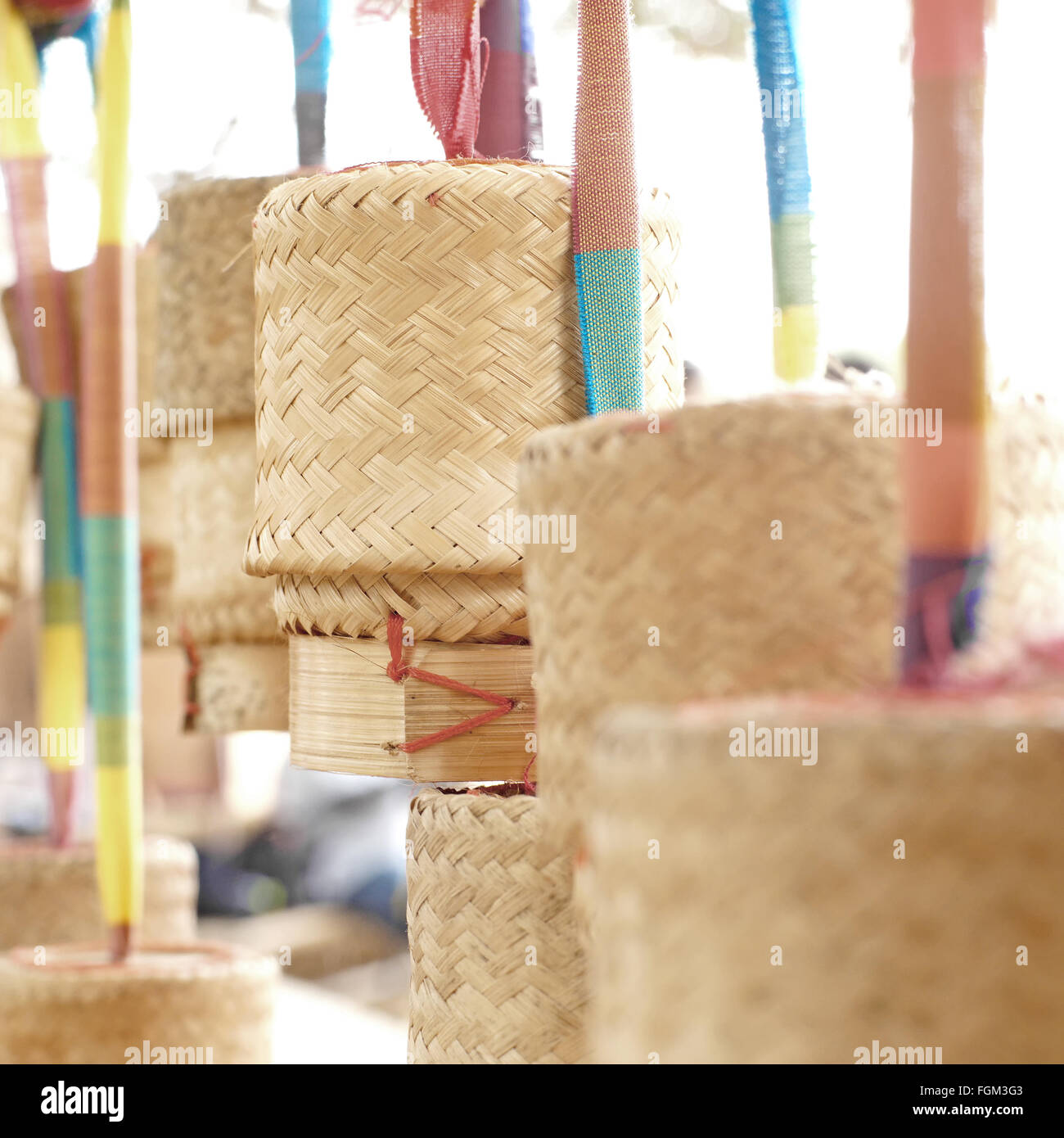Lao Rice Boxes Laos Rice Container High Resolution Stock Photography and Images - Alamy