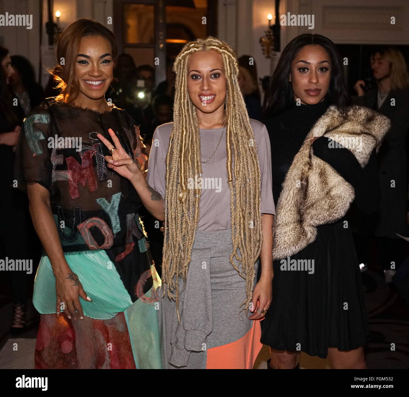 London Uk 20th February 2016 Girls Band Shooshe Attend