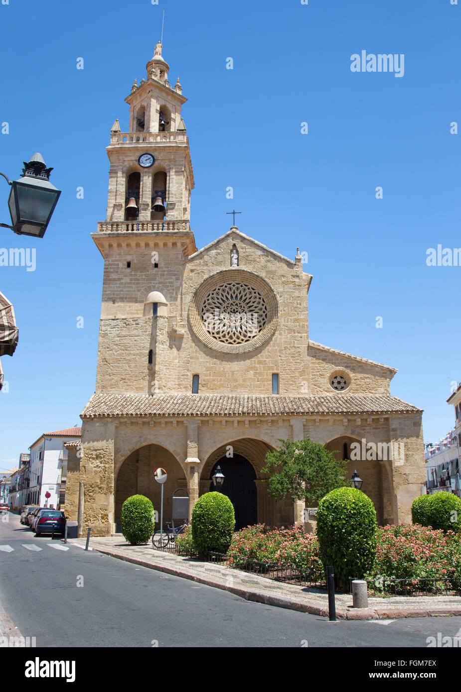CORDOBA, SPAIN - MAY 27, 2015: The gothic - mudejar church Iglesia de San Lorenzo Stock Photo