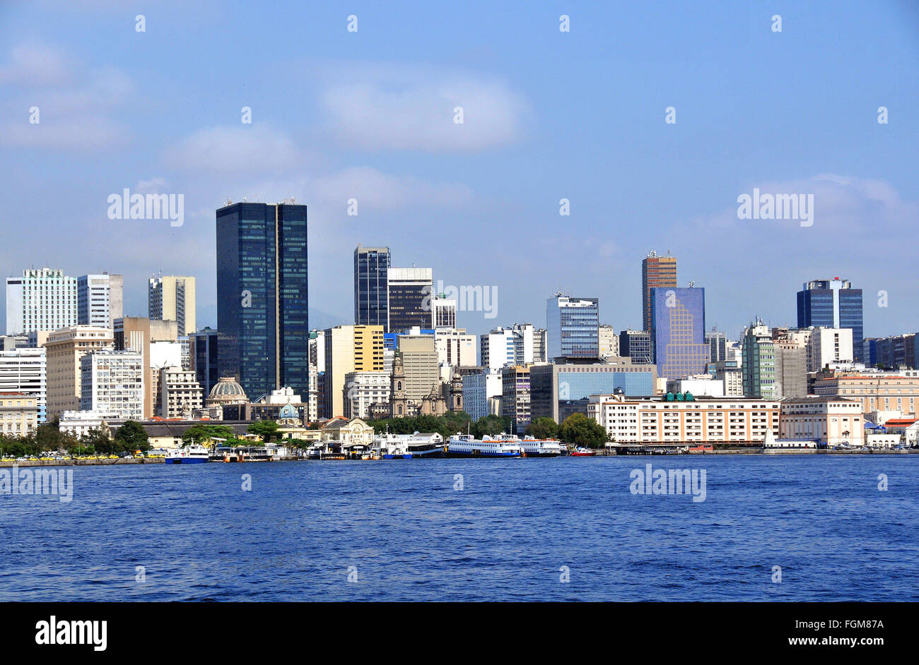 skyline Centro district Rio de Janeiro Brazil Stock Photo