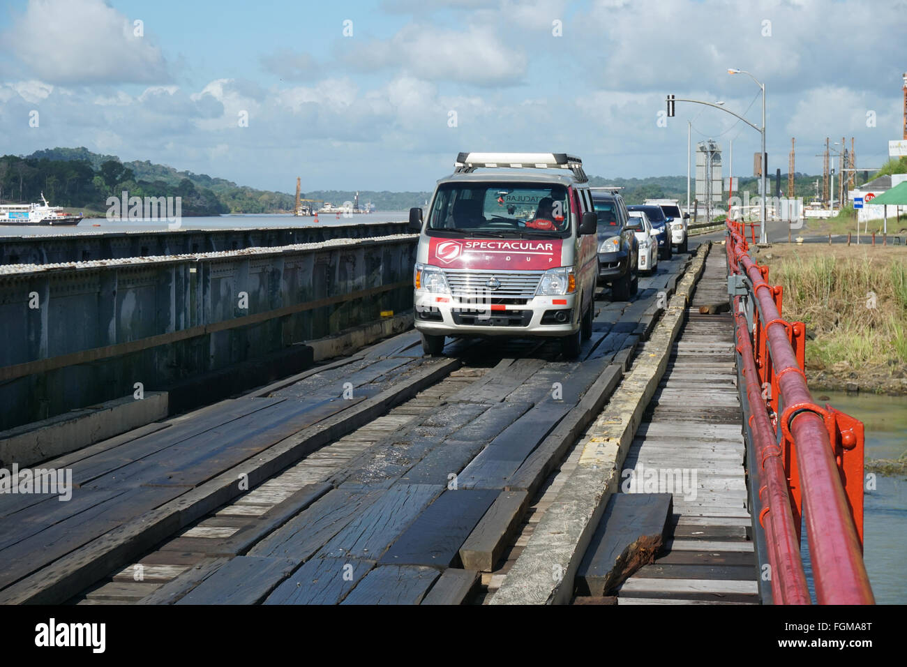Rio Chagres Bridge Gamboa Panama canal Stock Photo Alamy